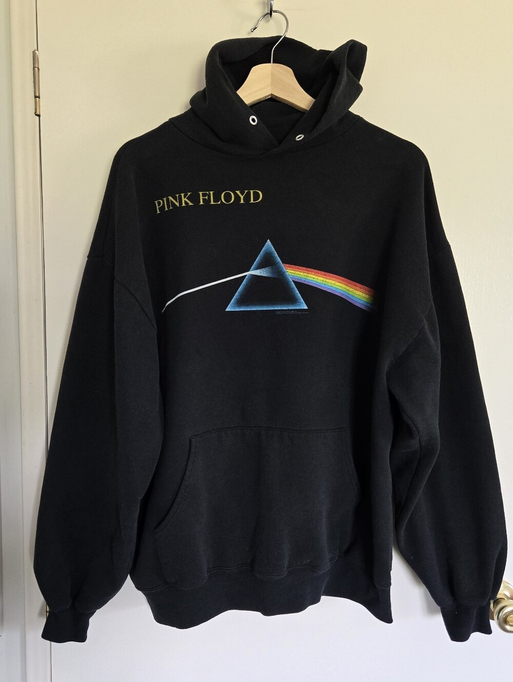 Pink Floyd Black Graphic Hoodie - Prism Logo XL